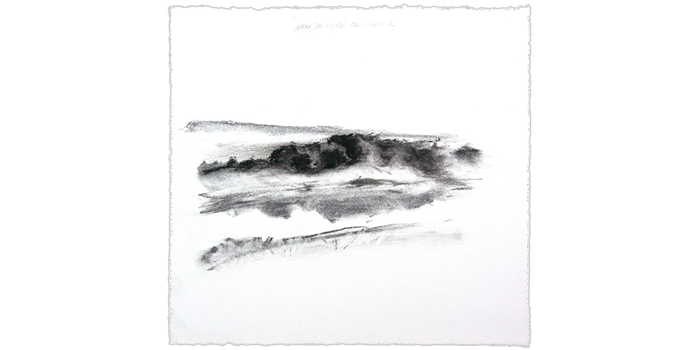 Coastal South Carolina Charcoal Drawing
